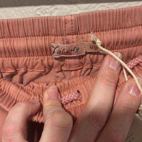 Faherty Essential Pant Faded Rose Pink Pants Women's Size Medium - Picture 2 of 6